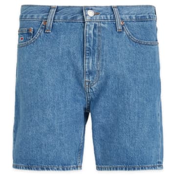 Shop Tommy Hilfiger Jeans Dad Short In Blue