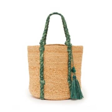 Great Plains Bora Textured Woven Bag In Neutral