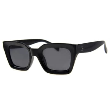 Shop Aj Morgan Potent Black Sunglasses