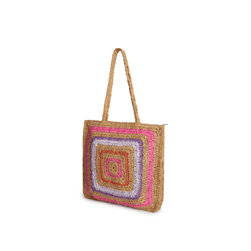 Shop Yerse Guadalupe Tote Bag In Fuchsia