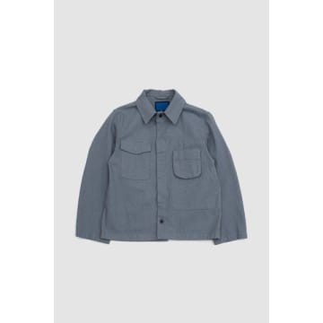 Document Selvedge Denim Field Shirting Jacket Indigo In Blue