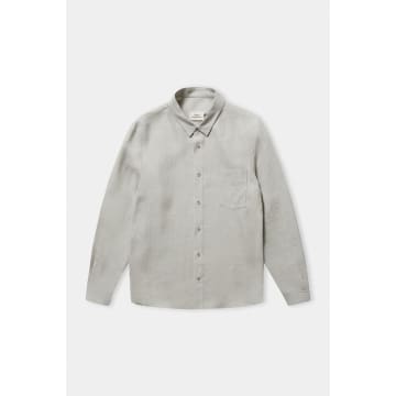 About Companions Reed Linen Simon Shirt In Green