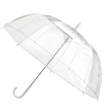 Smati Extra Large Transparent Umbrella With White Border