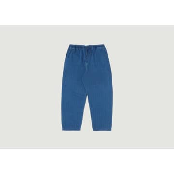 Universal Works Hi Water Trousers In Blue