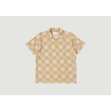 Universal Works Vacation Polo In Neutral