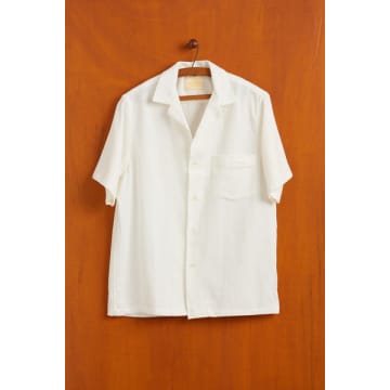 Portuguese Flannel Pique Shirt White
