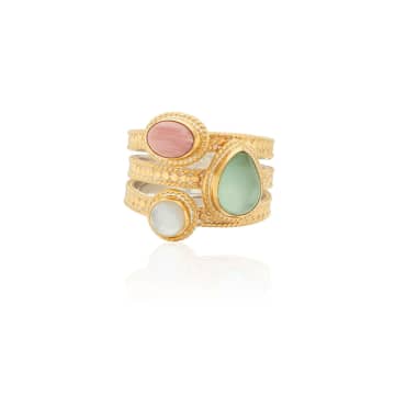 Anna Beck Oasis Faux Stacking Ring In Gold