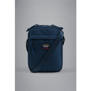 Paul & Shark Men's Reporter Bag With Iconic Badge In Blue