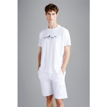 Paul & Shark Men's Cotton Jersey T In White