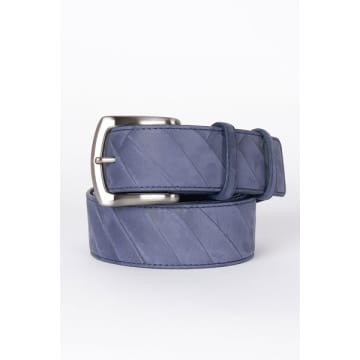 Elliot Rhodes Linear Design Fiba Belt Blue