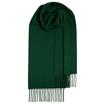 Shop Lochcarron Of Scotland Bowhill Lambswool Scarf In Green