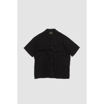 Portuguese Flannel Modal Dots Shirt Black