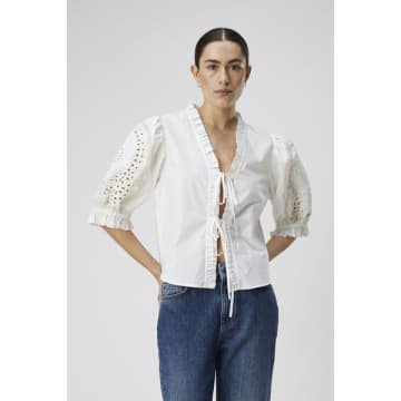 Object Brodera White Sand Top