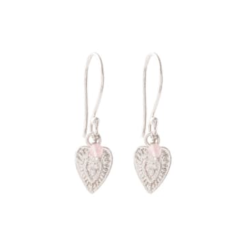Shop Beautiful Story Generous Rose Quartz Silver Earrings