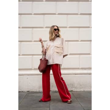 Libby Loves Sunny Trousers In Red