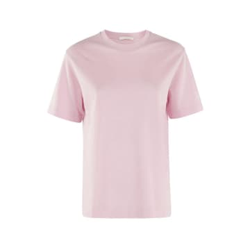 Shop Circolo 1901 - Fard Pink Jersey Cotton T-shirt Cn4300