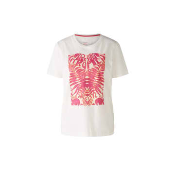 Ouí Printed T-shirt Cloud Dancer In White