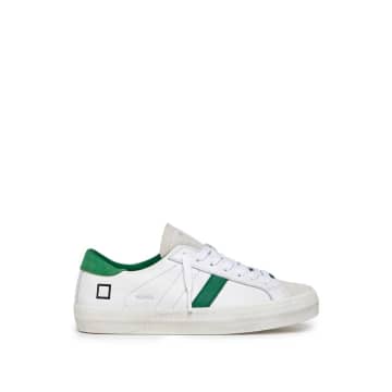 Date White And Green Hill Low Vintage Trainers