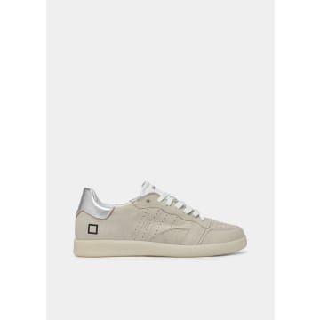 Date Stardust Cream Sporty Low Trainers In Neutrals