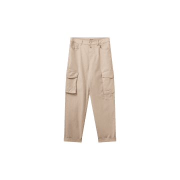Mos Mosh Cement Adeline Rosita Cargo Trousers In Neutral