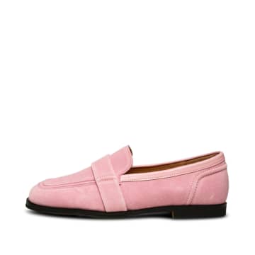 Shoe The Bear Soft Pink Erica Saddle Suede Womens Loafer