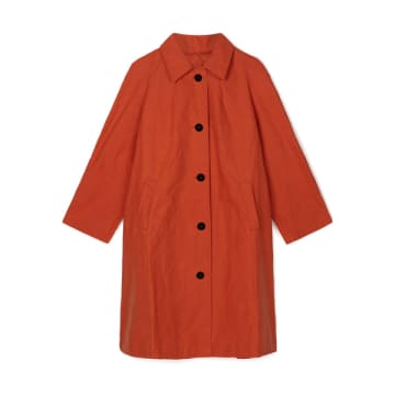 Kate Sheridan Louis Coat In Orange