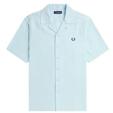 Fred Perry Short Sleeve Shirt In Ice