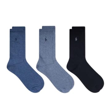 Ralph Lauren Menswear Rl Assorted Socks In Blue