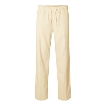 Selected Homme Loose Casper Pants In Gold