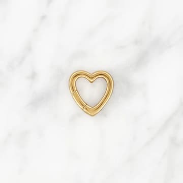 Every Thing We Wear By Nouck Heart Clasp Gold Plated
