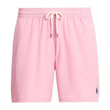 Ralph Lauren Menswear Traveler Swim Short In Pink