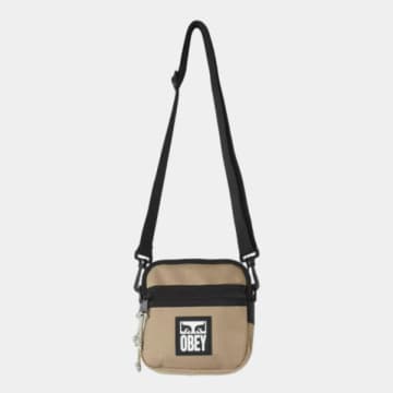 Shop Obey Small Messenger Bag In Brown