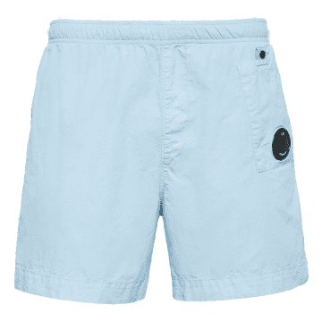 C.p. Company Flatt Nylon Garment Dyed Swin Shorts Starlight Blue
