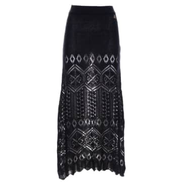 Akep Skirt For Woman Gokd05064 Nero In Black
