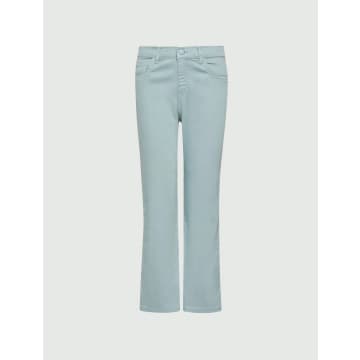 Shop Marella Soft Blue Crop Flare Jeans