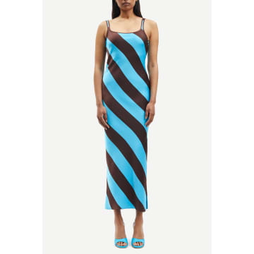 Shop Samsoe & Samsoe Swim Cap Stripe Sunna Dress