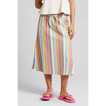 Shop Dedicated Multi Klippan Club Stripe Skirt