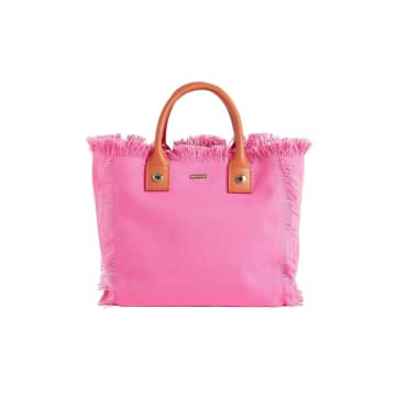 Shop Melissa Odabash Porto Cervo Bag In Hot Pink
