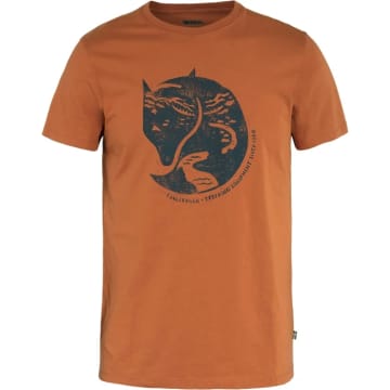 Shop Fjall Raven Arctic Fox T-shirt In Terracotta