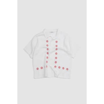 Shop Gimaguas Sunny Shirt White/red