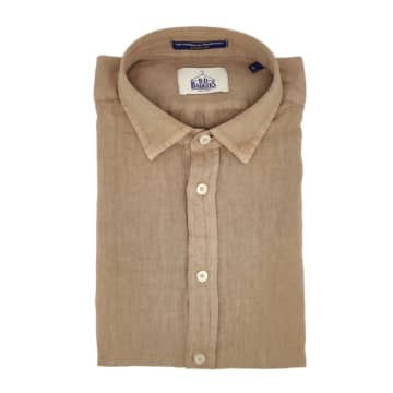 Shop Bd Baggies Bradford Lino Man Bronzed Sable Shirt
