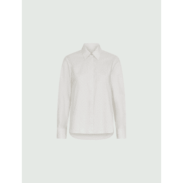 Shop Marella Orense Diamante Long Sleeve Cotton Shirt Size: 14, Col: Wool W
