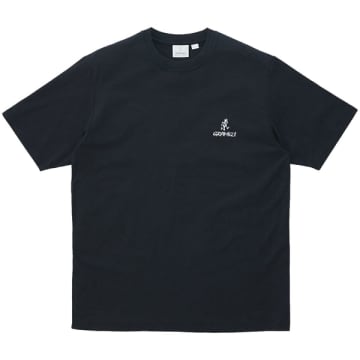 Shop Gramicci One Point Logo T-shirt In Black