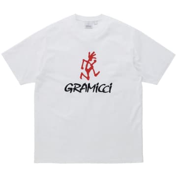 Shop Gramicci Logo T-shirt In White
