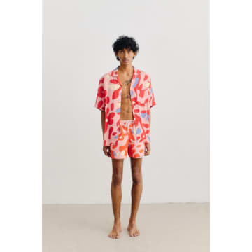 Shop A Kind Of Guise Gili Swimshorts Pink Reef