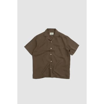Shop Portuguese Flannel Dogtown Shirt Olive In Green