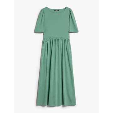 Shop Max Mara Weekend Snack Jersey Short Sleeve Midi Dress Size: S, Col: Co