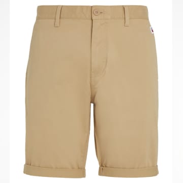 Shop Tommy Hilfiger Tommy Jeans Scanton Chino Shorts In Neutrals