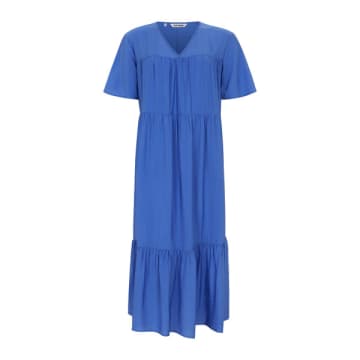Shop Soft Rebels Srfreja Amparo Blue Midi Dress