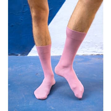 Shop Klue Pink Air Solid Socks